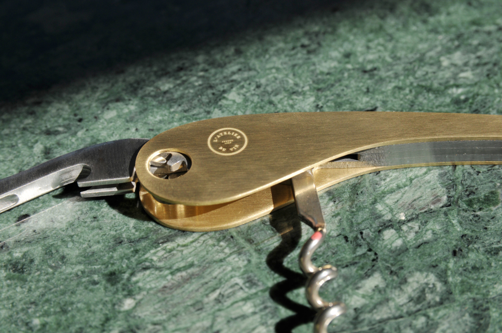 Soft machine brass corkscrew details