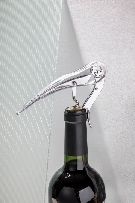 design corkscrew to open bottles of wine