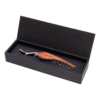 Rosewood sommelier corkscrew in its box